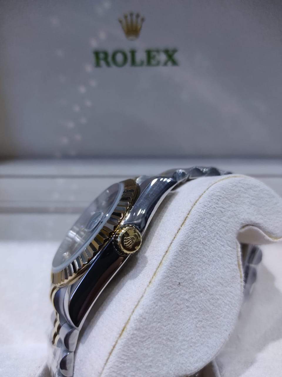 Datejust 36mm 2 Tones gold Fond Noir pour femme