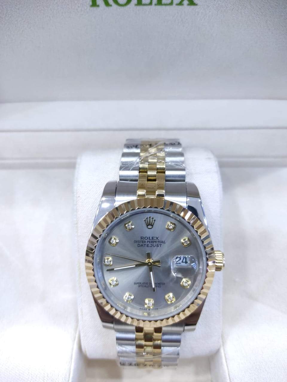 Datejust 31mm 2 Tones Fond Beige Pour Femme