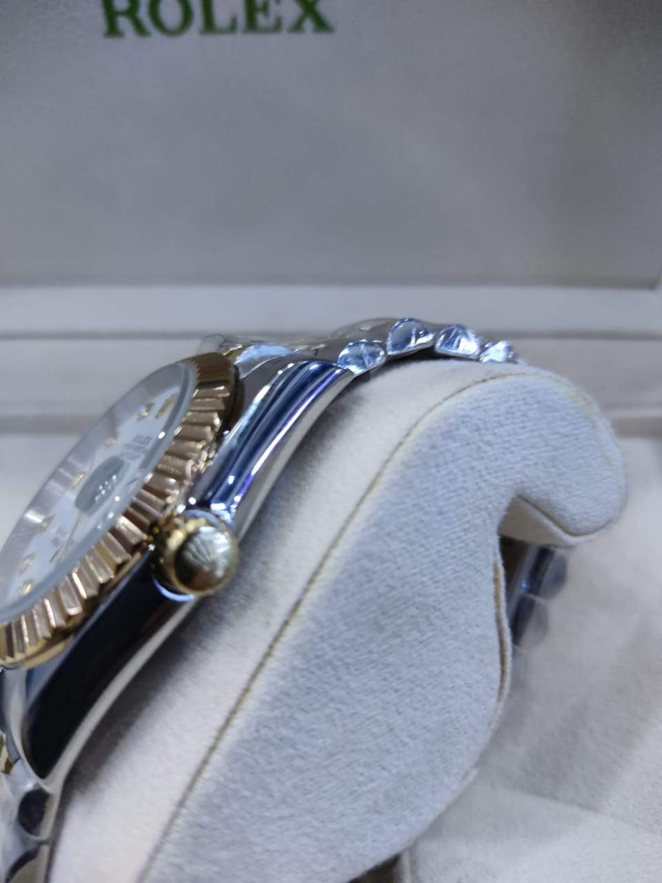 Datejust 31mm 2 Tones gold Fond Blanc normal