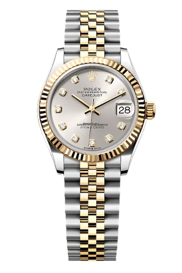 Datejust 31mm 2 Tones Fond Beige Pour Femme