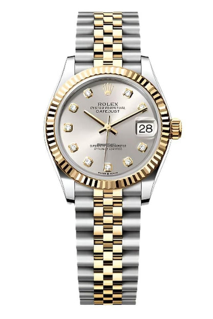 Datejust 31mm 2 Tones Fond Beige Pour Femme