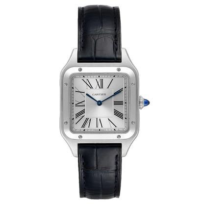 Cartier Santos dumont silver Petit modele