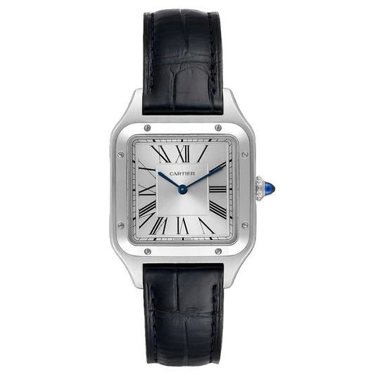 Cartier Santos dumont silver Grand Modèle