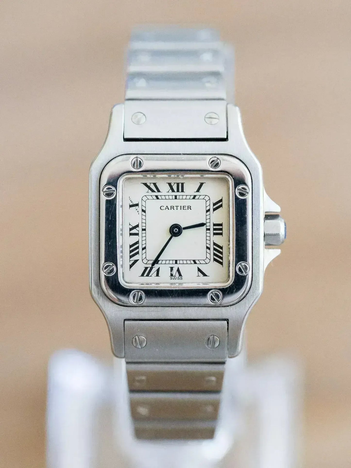 Cartier santos femme silver