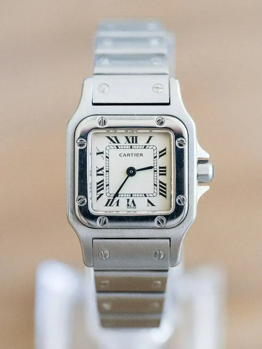 Cartier santos femme silver