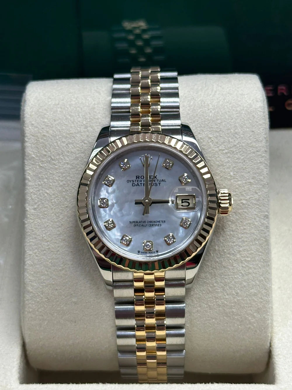 Datejust 31 mm yellow gold Bezel