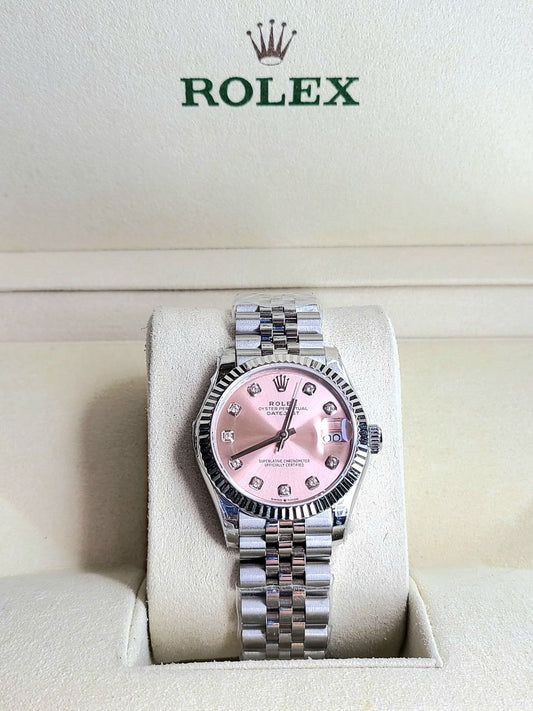 Datejust rose / silver