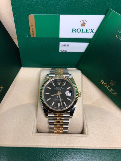 Montre Datejust 126333-0014 Fond Noir Jubilée 41 mm