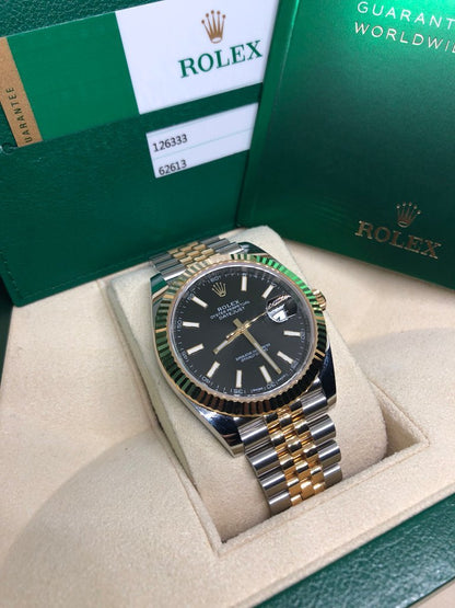 Montre Datejust 126333-0014 Fond Noir Jubilée 41 mm