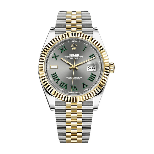 Rolex Datejust wimbledon Two-Tone Yellow Gold