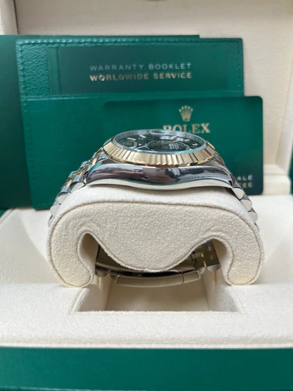 Rolex Sky-Dweller Black Yellow Gold Oyster