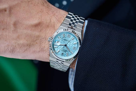 Rolex Land dweller silver bleu glacier 36 mm