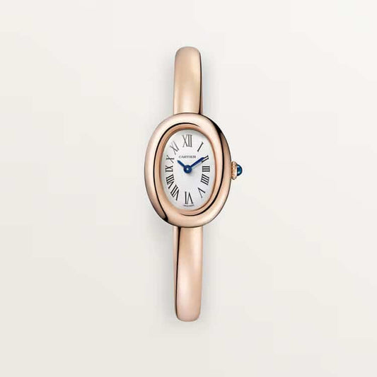 Cartier baignoire or rose 25mm taille 17