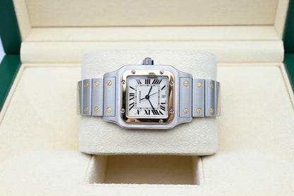 Cartier santos femme two tone