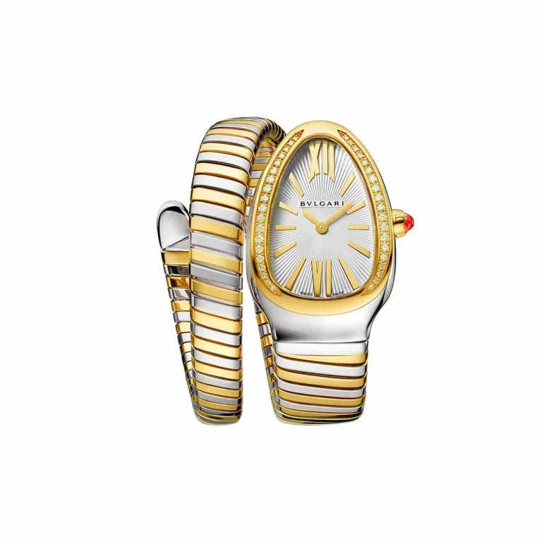 Bvlgari Serpenti Silver white sertie