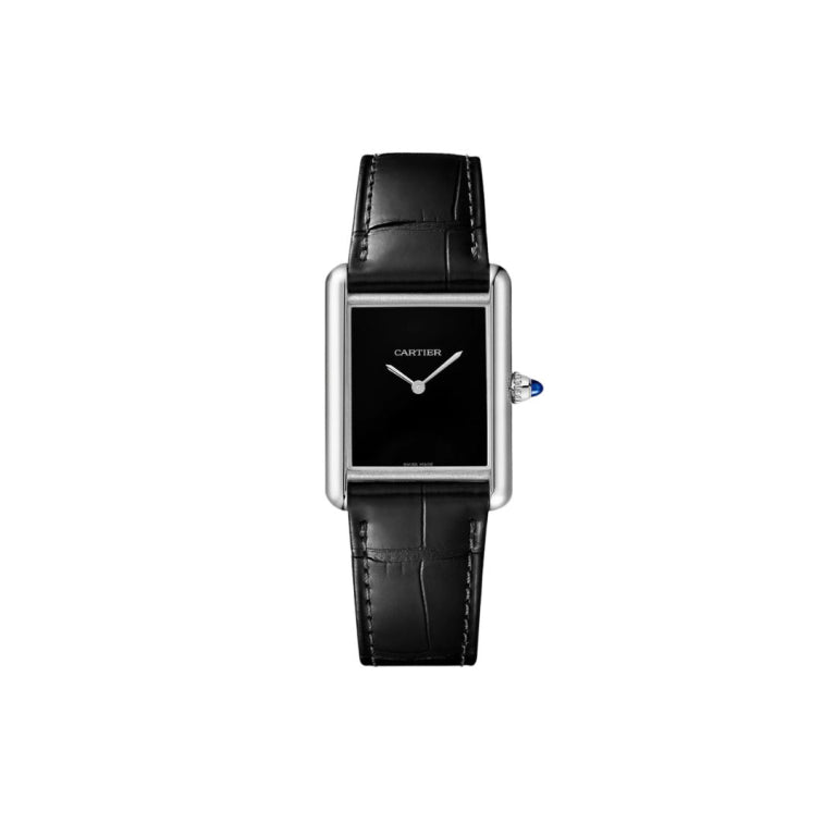 MONTRE TANK LOUIS full black silver