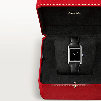 MONTRE TANK LOUIS full black silver