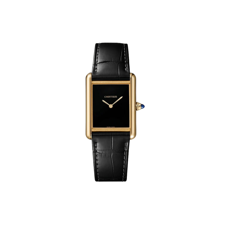 MONTRE TANK LOUIS CARTIER full black gold