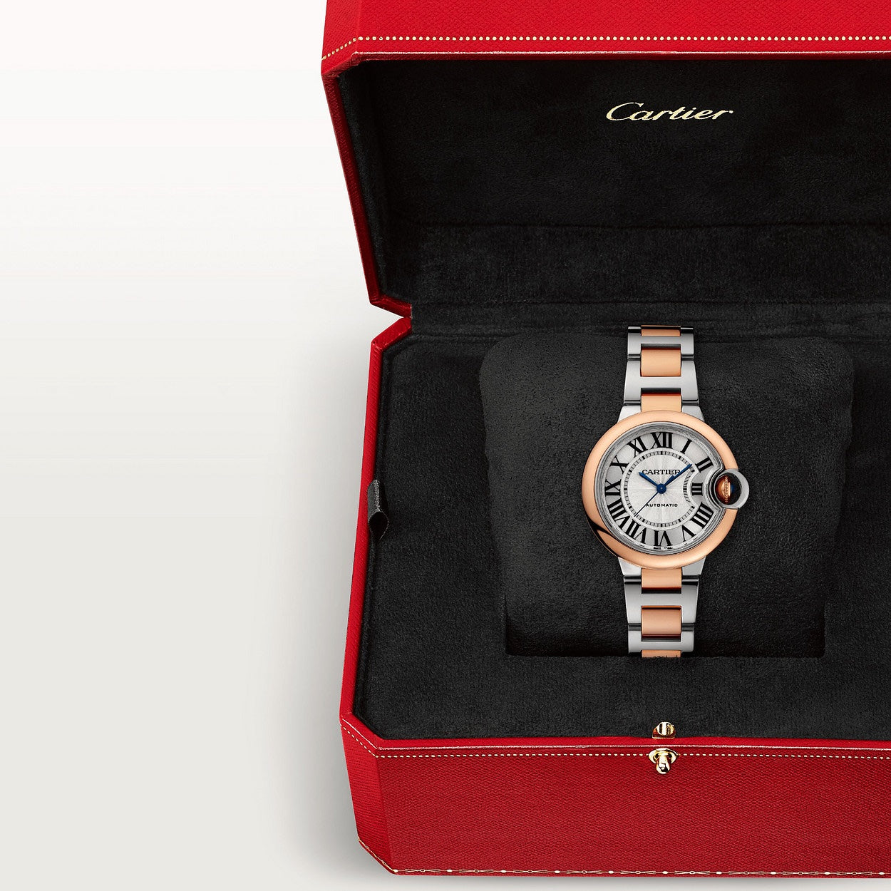 Cartier BALLON BLEU-GRIS/ROSE 33mm