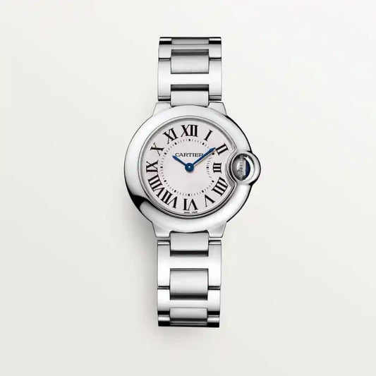 BALLON BLEU ARGENTÉ 28mm