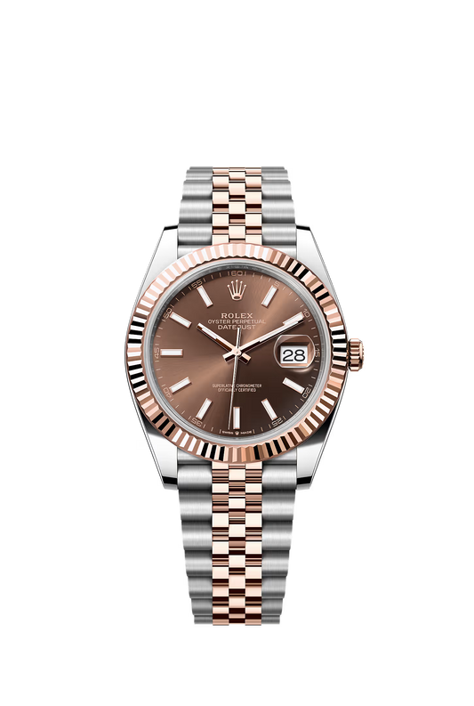Datejust 2 Tones chocolats 41mm
