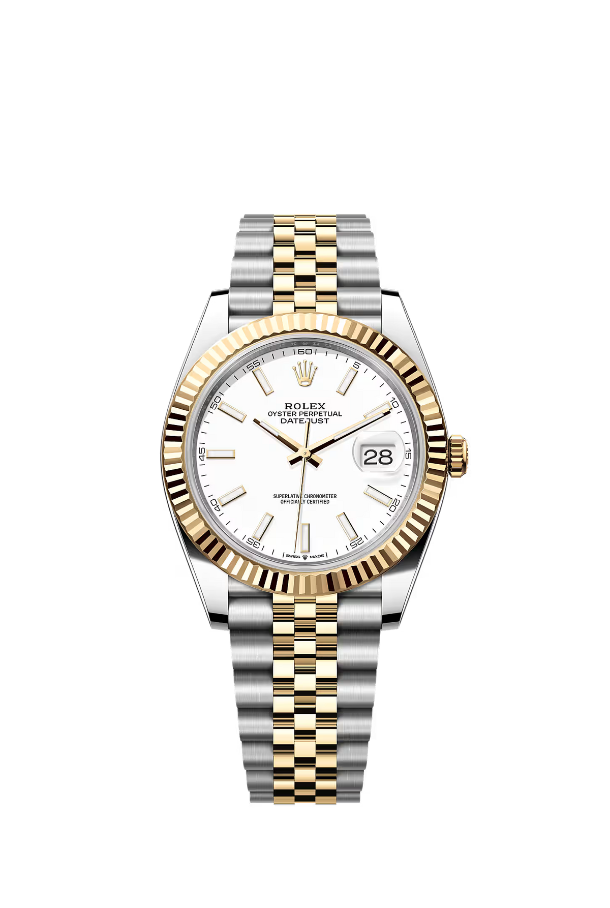 Datejust 2 Tones blanc