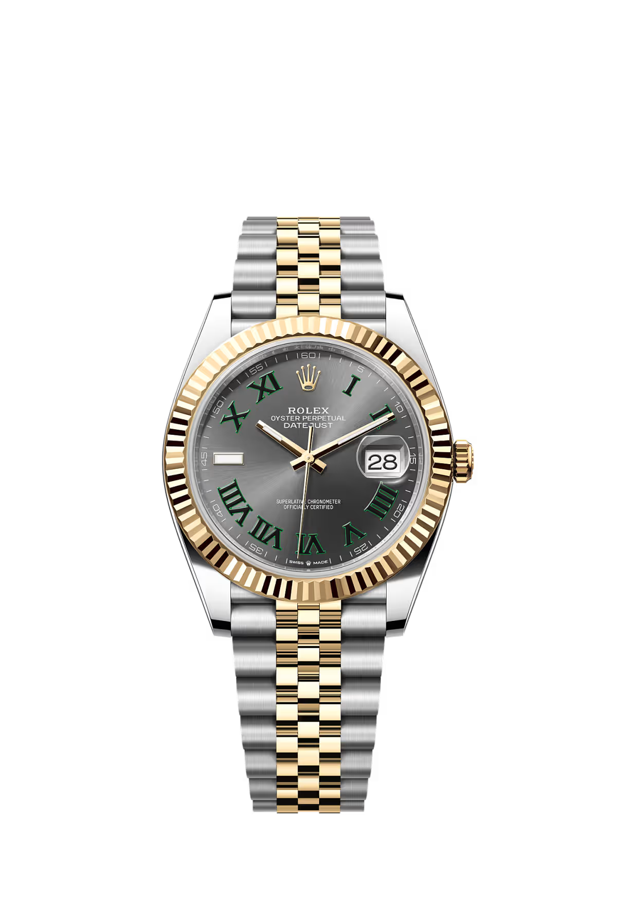 Rolex Datejust wimbledon Two-Tone Yellow Gold