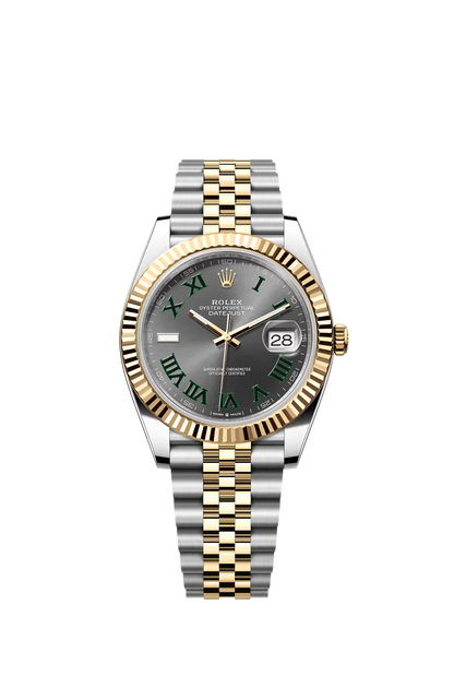 Rolex Datejust wimbledon Two-Tone Yellow Gold