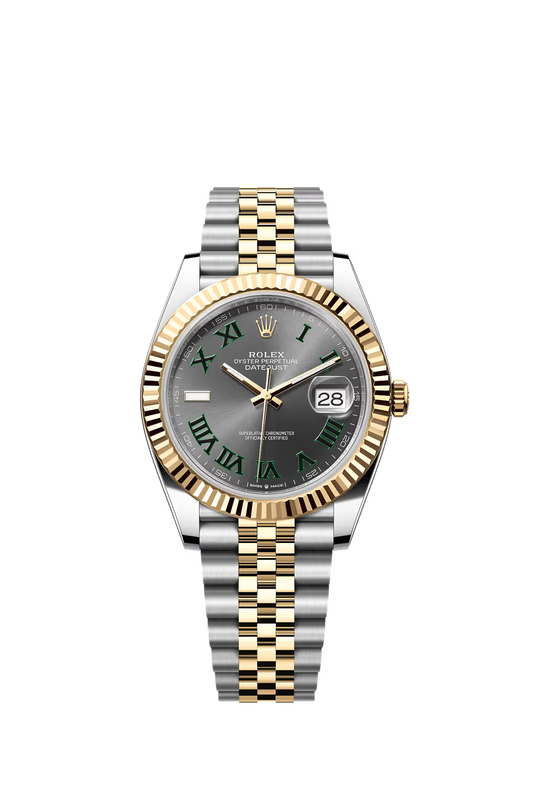 Rolex Datejust wimbledon Two-Tone Yellow Gold
