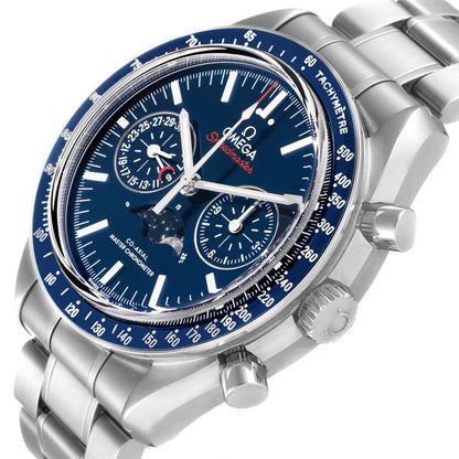 Omega Speedmaster Moonphase Blue