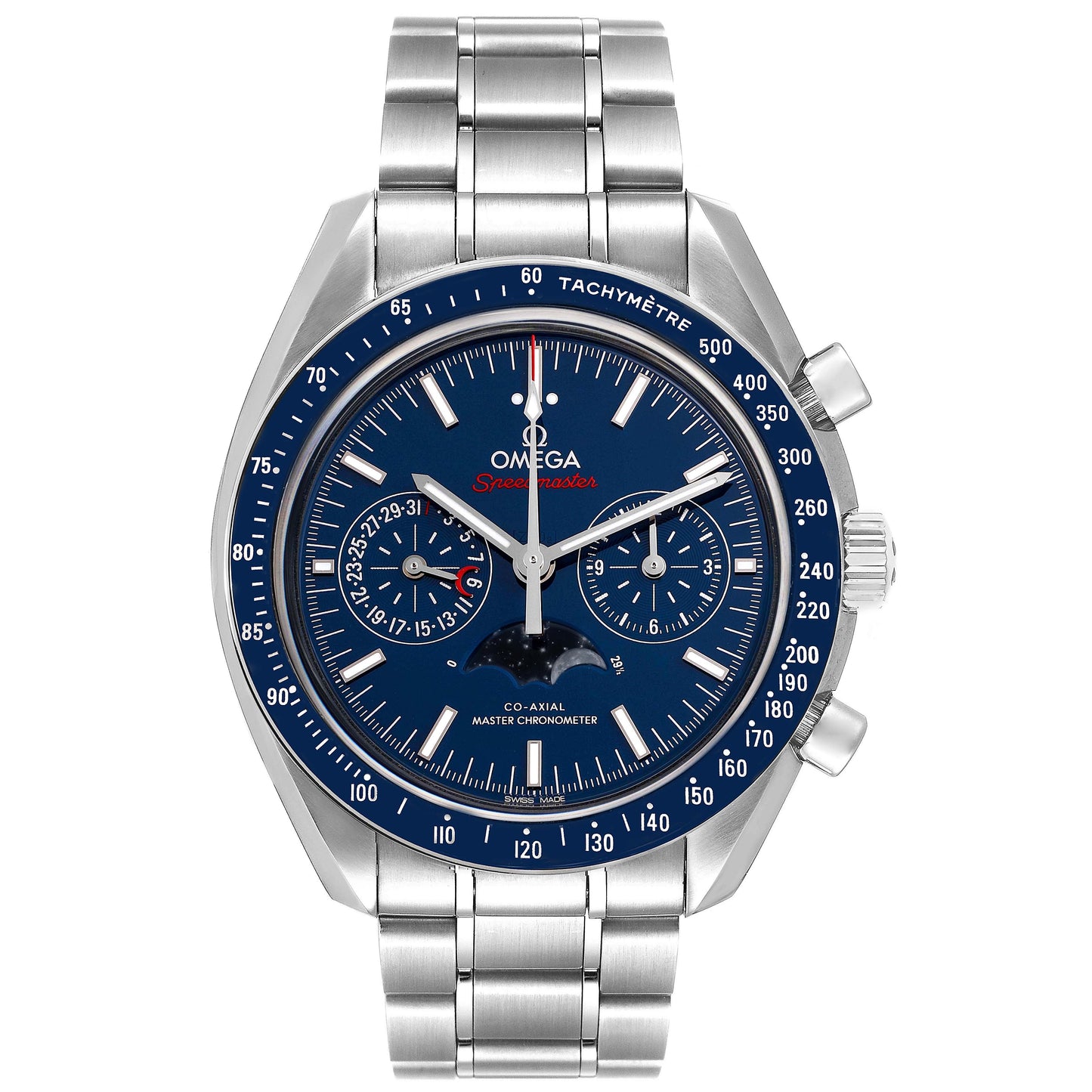 Omega Speedmaster Moonphase Blue