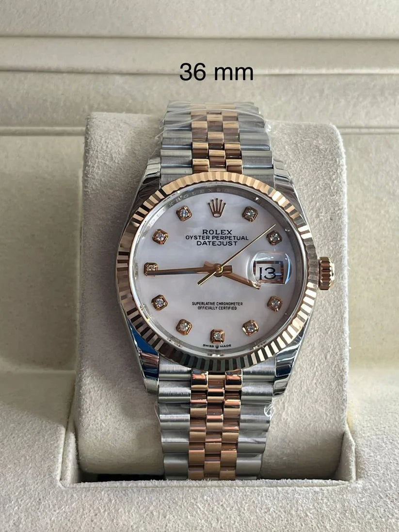 Datejust 36mm Rose gold Bezel