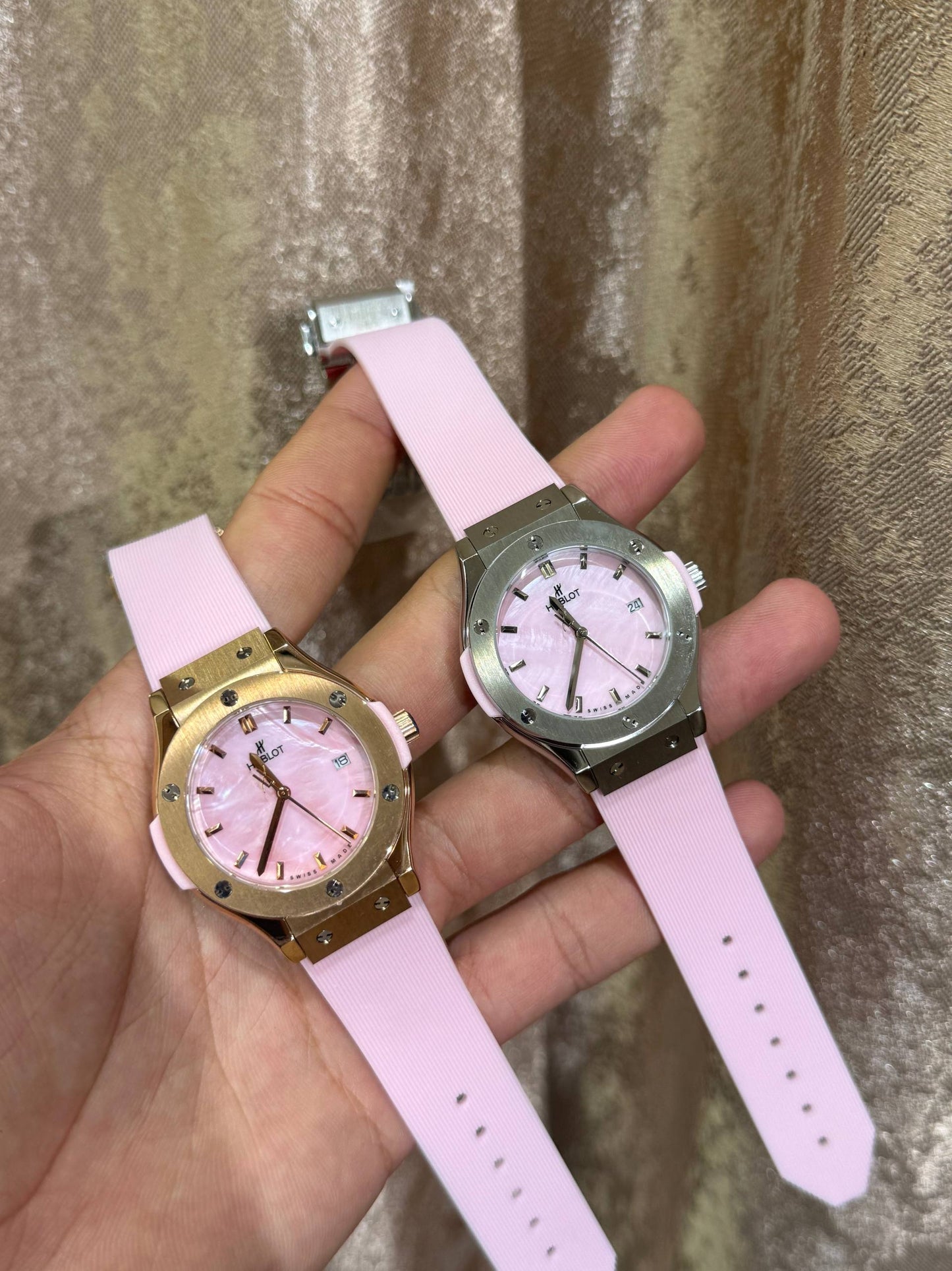 Hublot pour femme rose Silver/Bronze