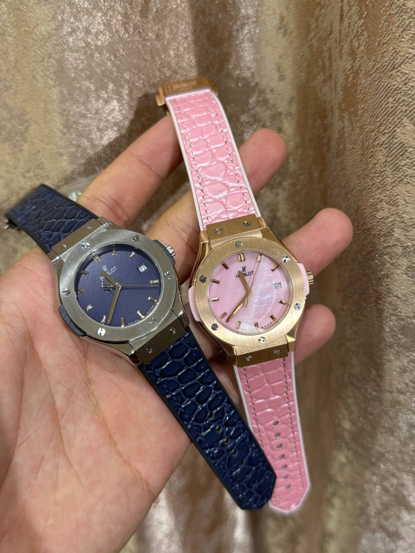 Hublot pour femme Bleu/Rose