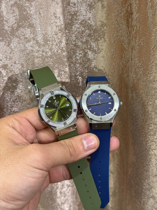 Hublot pour femme vert/bleu