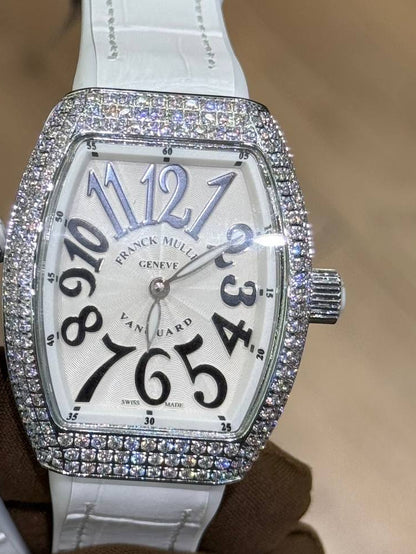 Franck Muller Cintrée Curvex Édition Blanche numero Noire