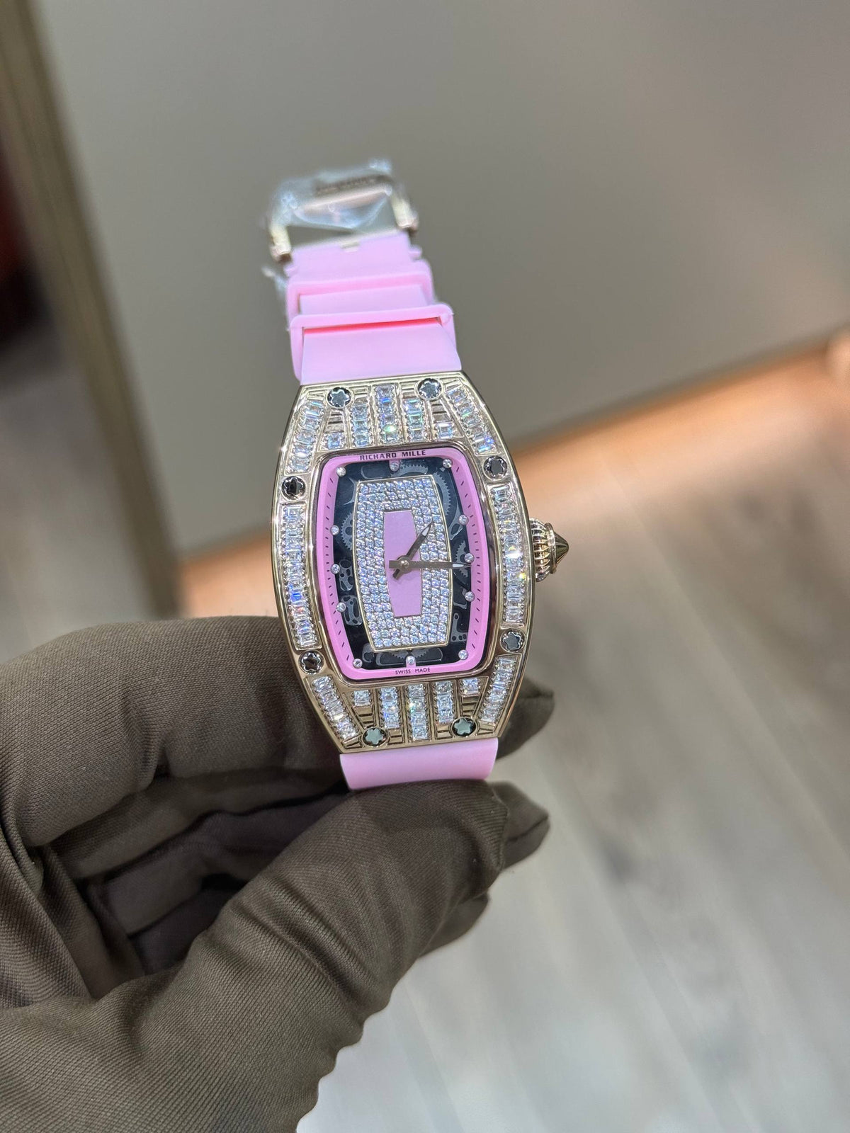 Richard Mille diamand Forme de Ligne Rose