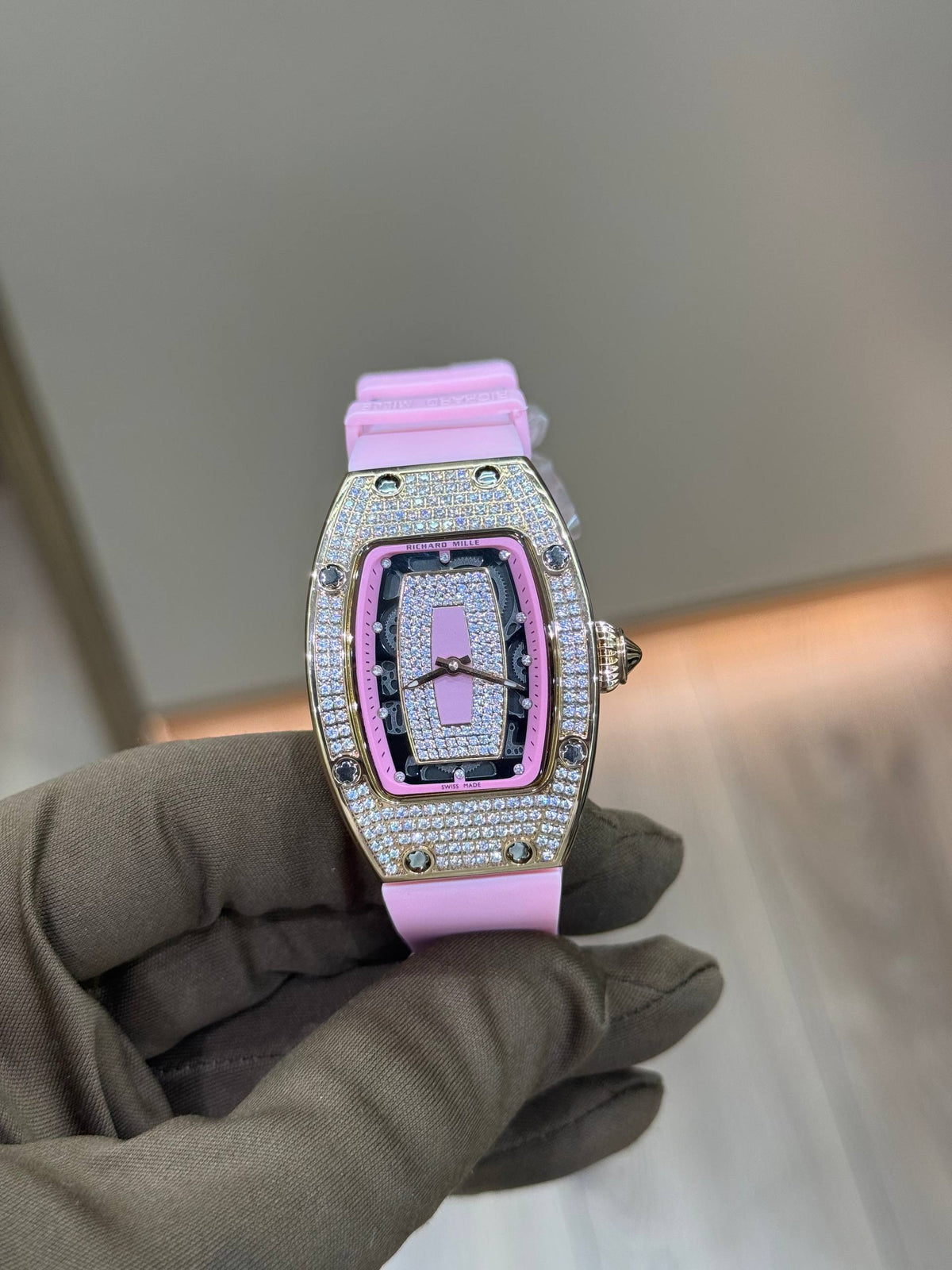 Richard Mille diamand Rose