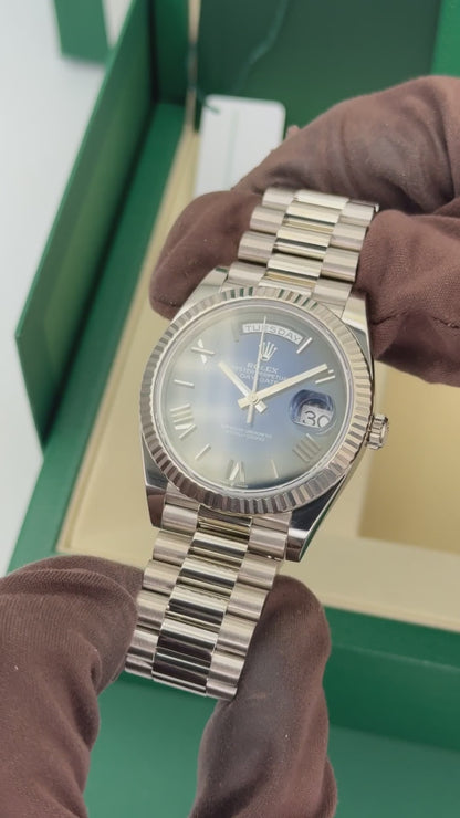 DayDate 40 Bleu Pour Homme