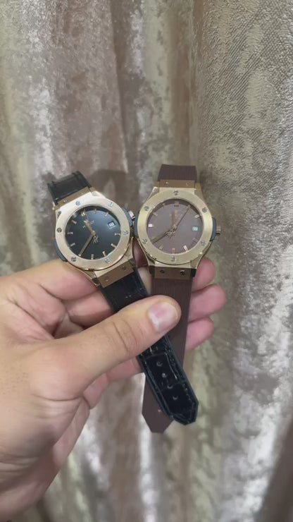 Hublot pour femme marron/noir