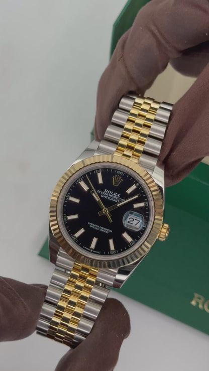 Datejust 2 Tones noir