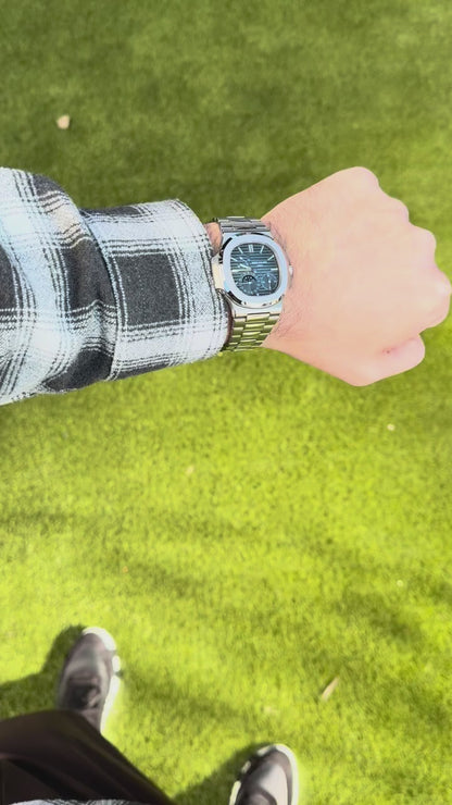Patek Philippe Nautilus silver