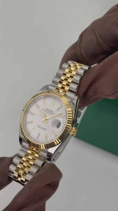 Datejust 2 Tones blanc