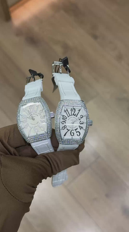 Franck Muller Cintrée Curvex Édition Blanche numero Noire