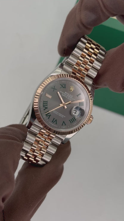 Rolex Datejust wimbledon  Jubilé Bronze