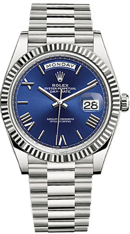 DayDate 40 Bleu Pour Homme