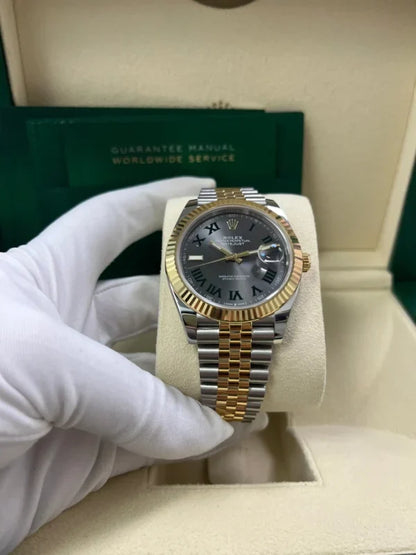 Rolex Datejust wimbledon Two-Tone Yellow Gold