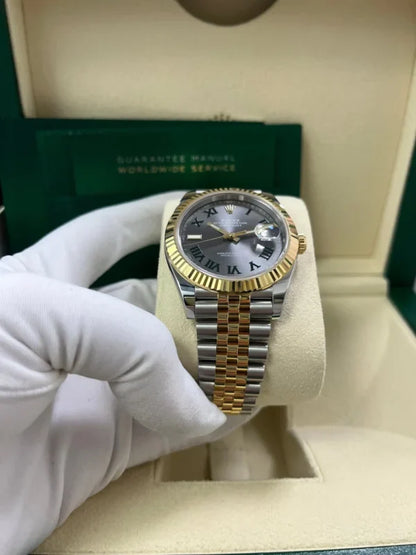 Rolex Datejust wimbledon Two-Tone Yellow Gold