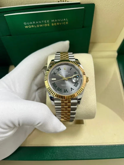 Rolex Datejust wimbledon Two-Tone Yellow Gold