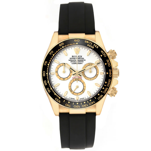 Rolex Daytona Yellow Gold White Dial 126518